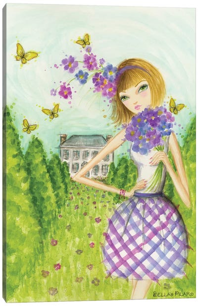 Springtime at Summerside #2 Canvas Art Print - Bella Pilar
