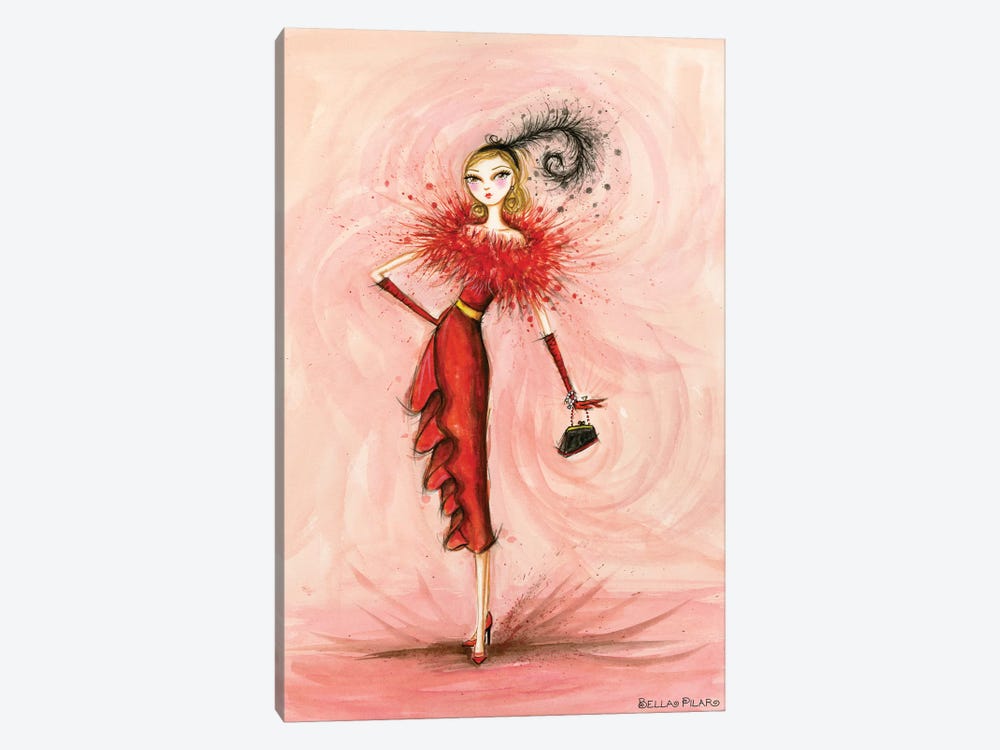 Starlet in Red 1-piece Art Print