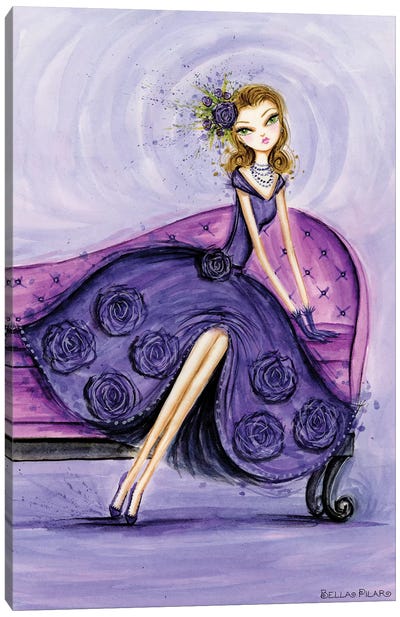 Starlet in Violet Canvas Art Print - Bella Pilar