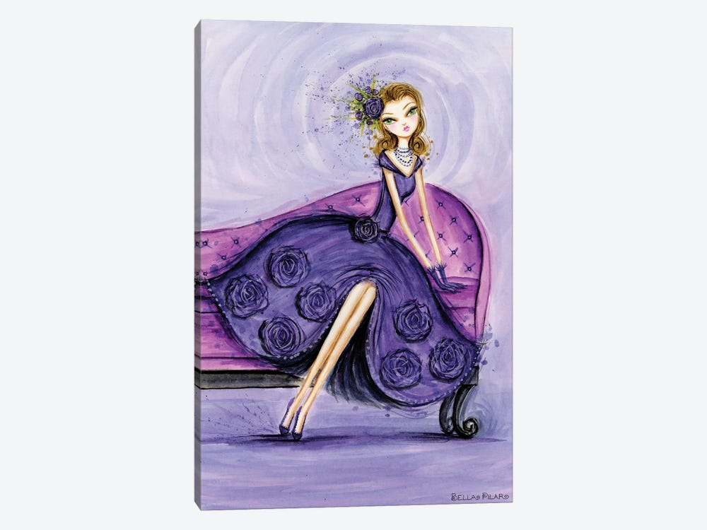 Starlet in Violet by Bella Pilar 1-piece Canvas Art