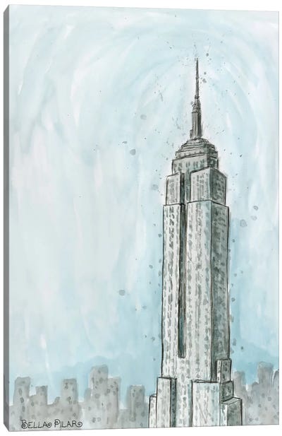 NYC Empire State Canvas Art Print - Bella Pilar