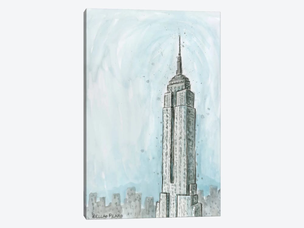 NYC Empire State by Bella Pilar 1-piece Canvas Artwork