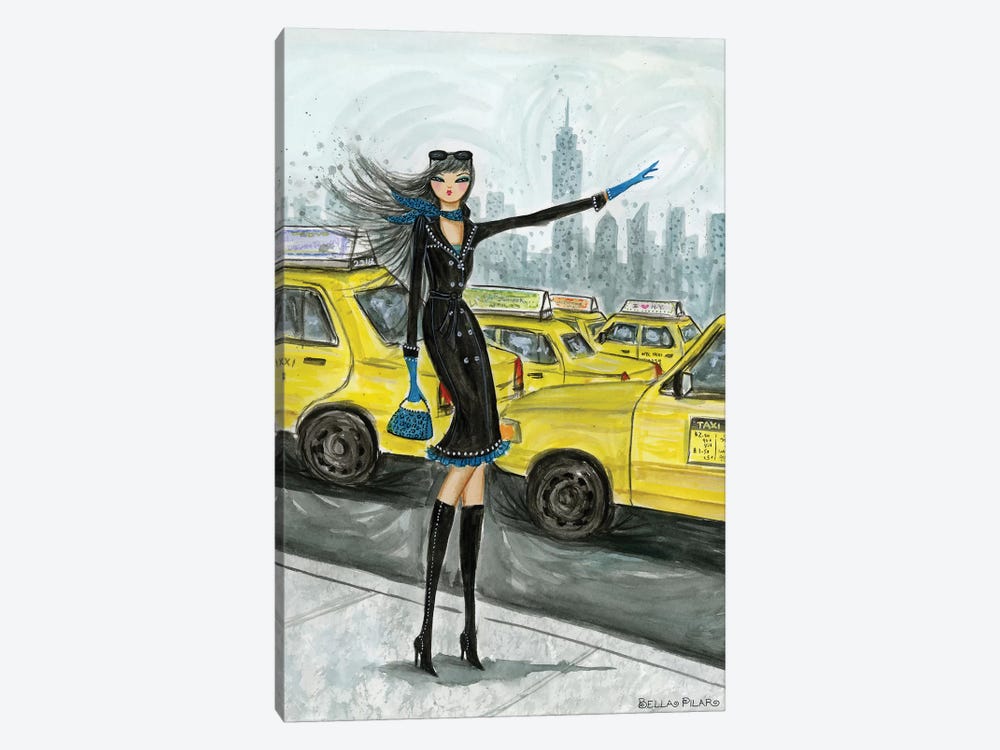 NYC Taxi #1 by Bella Pilar 1-piece Canvas Print