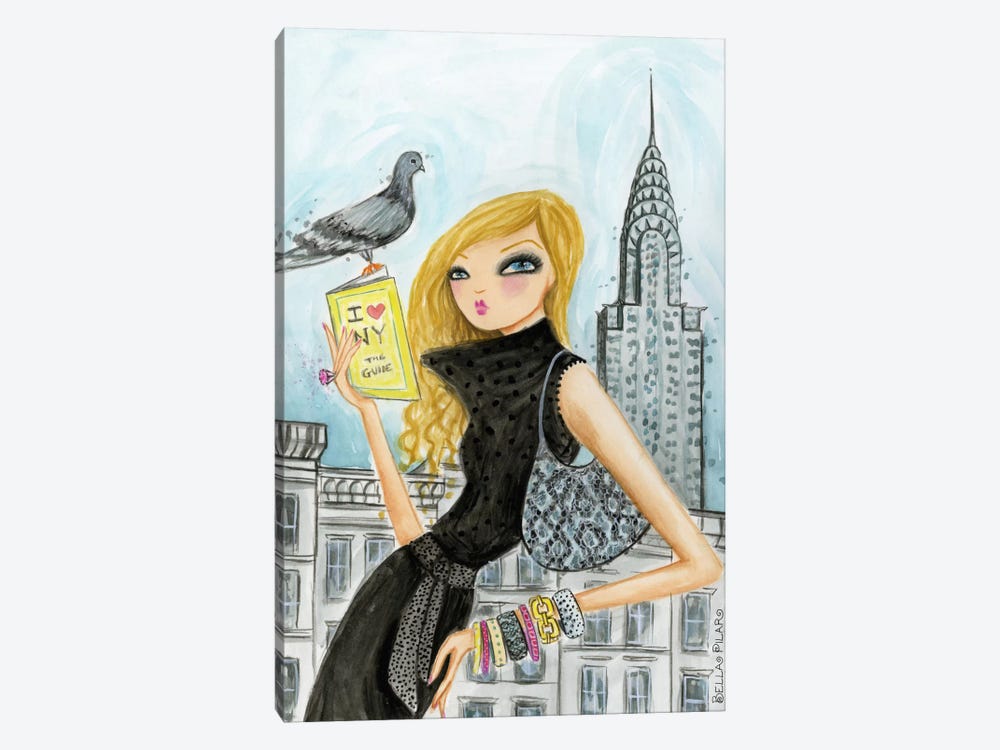 NYC Visitor's Guide by Bella Pilar 1-piece Canvas Art