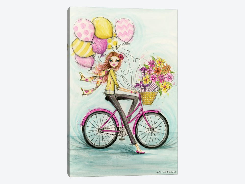 Celebration Bicycle by Bella Pilar 1-piece Canvas Print