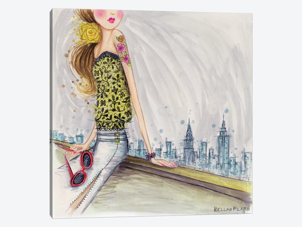 Skyline View by Bella Pilar 1-piece Canvas Print