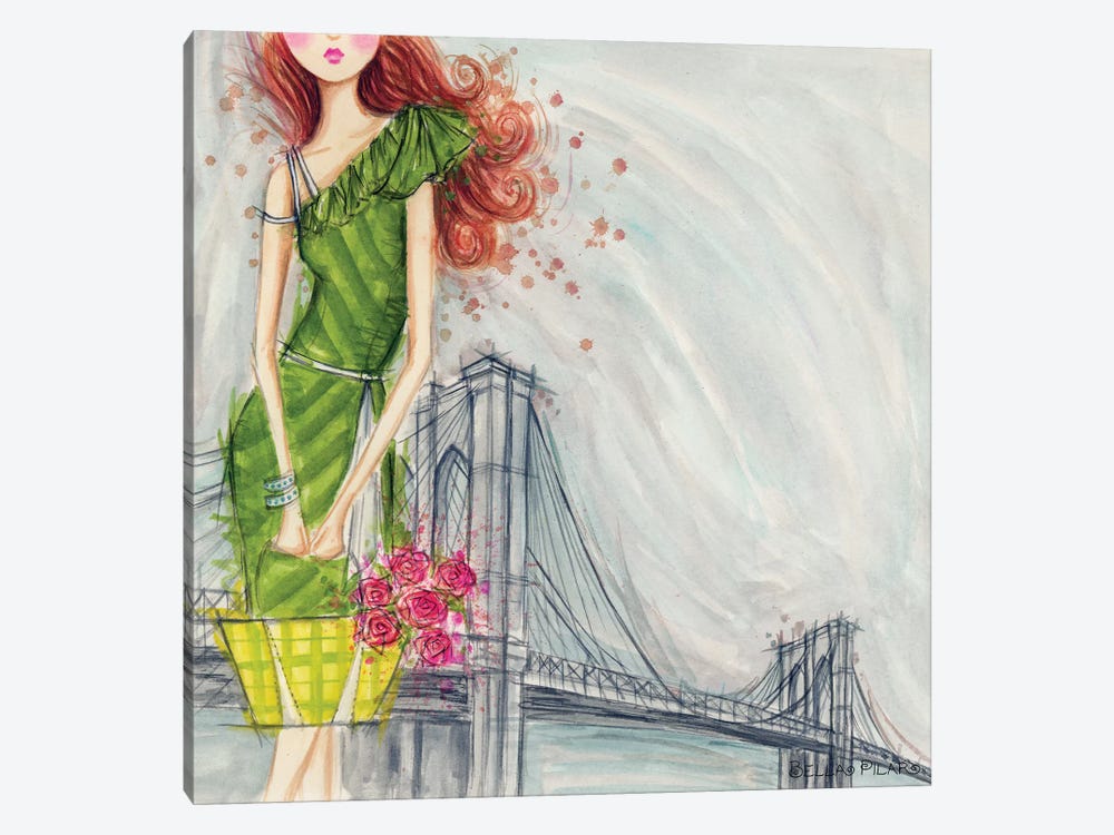 The Brooklyn Bridge by Bella Pilar 1-piece Art Print