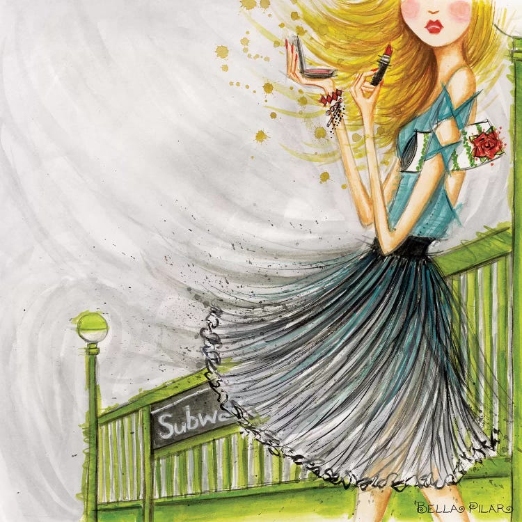 The Subway by Bella Pilar wall art