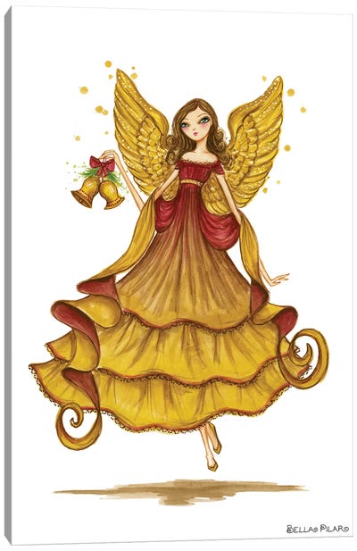 Angel Canvas Art Print - Christmas Angel Art