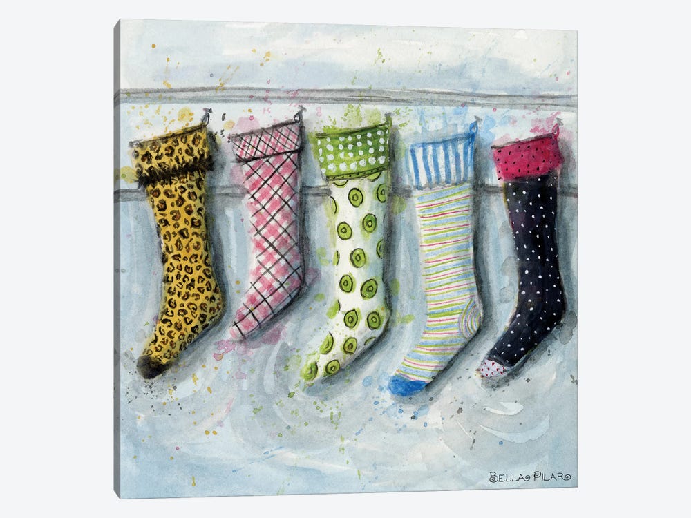 Stockings by Bella Pilar 1-piece Canvas Art Print
