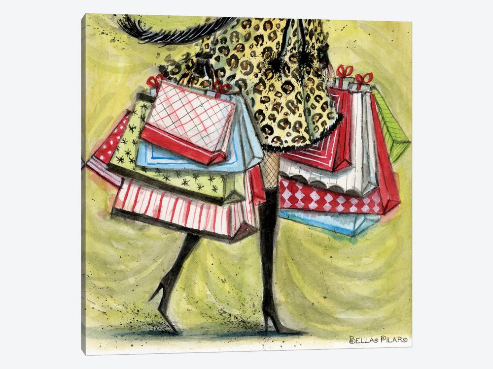 The Shopper by Bella Pilar 1-piece Canvas Print