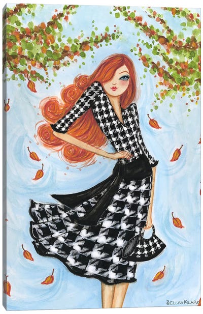 Best dress Houndstooth Canvas Art Print - Thanksgiving Art