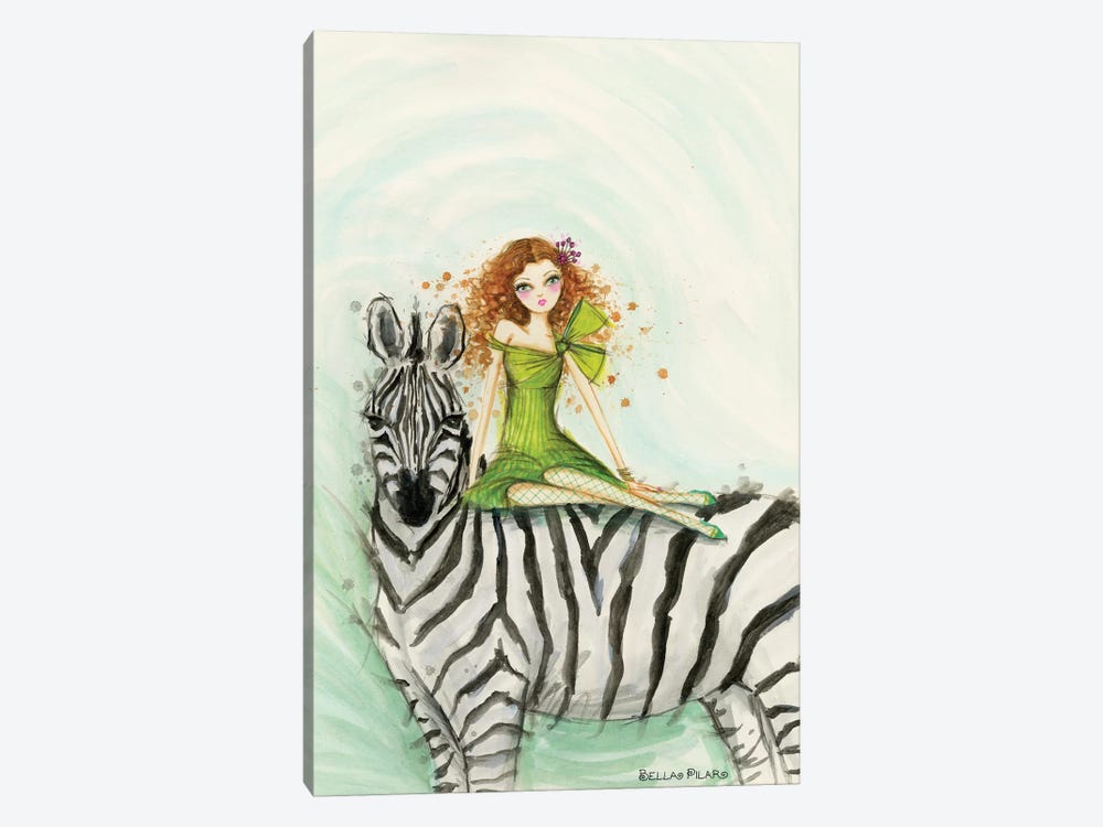 Zebra Zia by Bella Pilar 1-piece Art Print