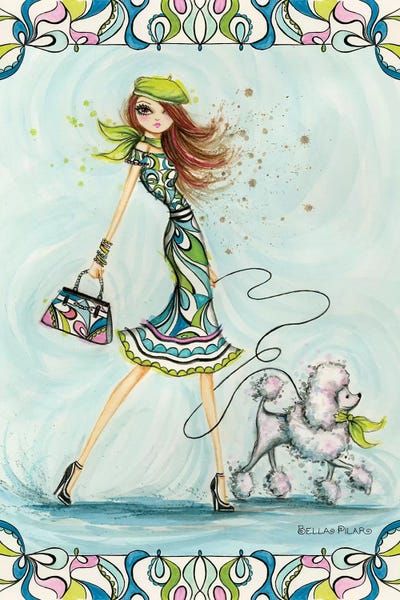 Fashion Illustrations: Pucci & Princess in Paris by Bella Pilar