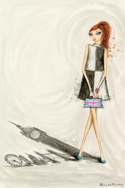 London: Mod London Skyline by Bella Pilar