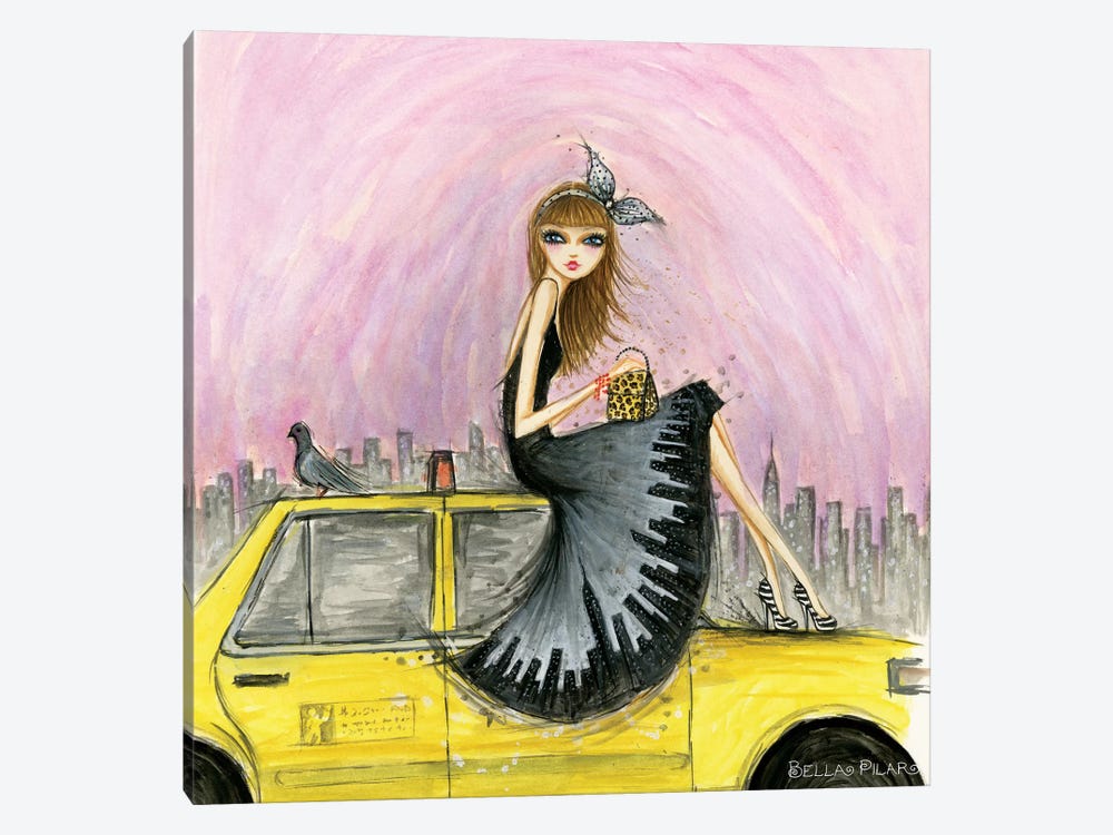 Ride In Style New York by Bella Pilar 1-piece Art Print