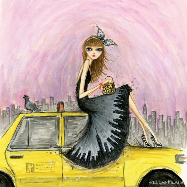 Fashion Illustrations: Ride In Style New York by Bella Pilar