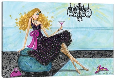 Best dress Paisley Chandelier Canvas Art Print - Cocktail & Mixed Drink Art