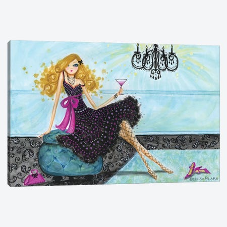 Best dress Paisley Chandelier Canvas Print #BPR28} by Bella Pilar Canvas Wall Art