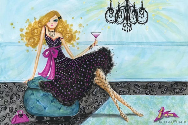 Fashion Illustrations: Best dress Paisley Chandelier by Bella Pilar