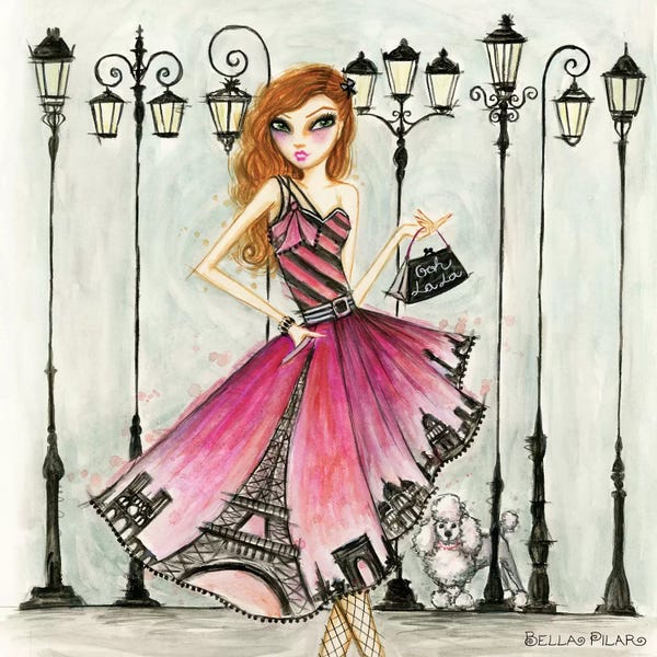 Fashion Illustrations: Paris Travel In Style by Bella Pilar
