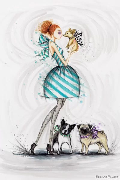 Fashion Illustrations: Wishing You Love by Bella Pilar