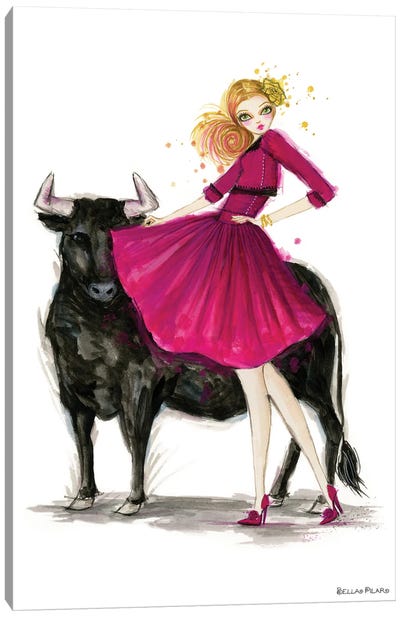 Taurus Canvas Art Print - Bull Art
