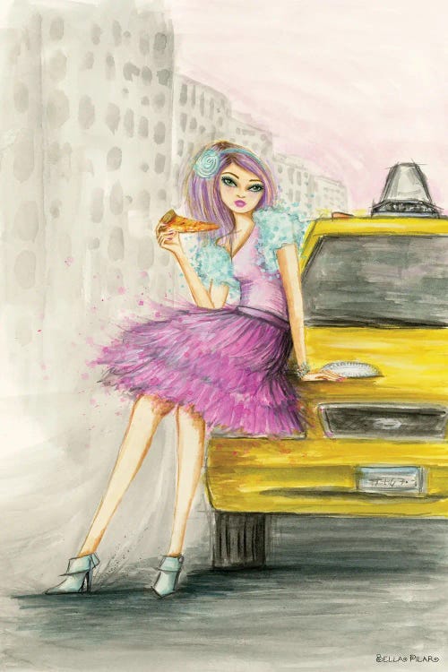 Dine And Dash by Bella Pilar wall art