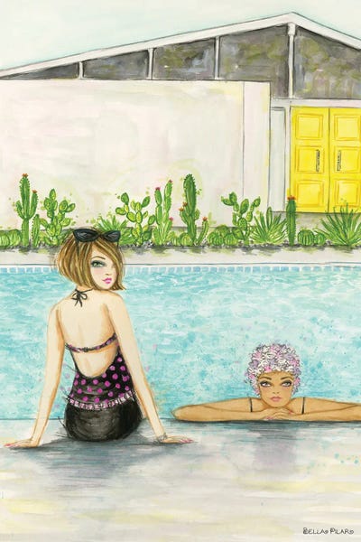 Fashion Illustrations: Timeless Palm Springs by Bella Pilar