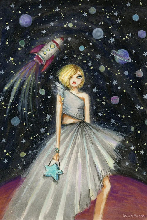 Astro Angel by Bella Pilar wall art