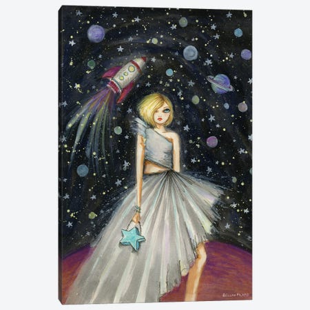 Astro Angel Canvas Print #BPR311} by Bella Pilar Canvas Wall Art
