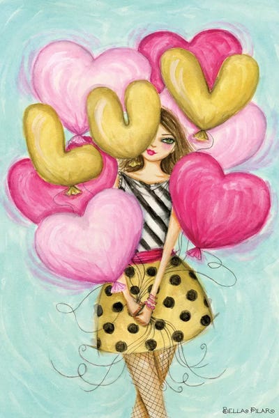 Balloons: Love You Balloon Bouquet by Bella Pilar