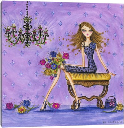 Best dress Very Violet Canvas Art Print - Violet