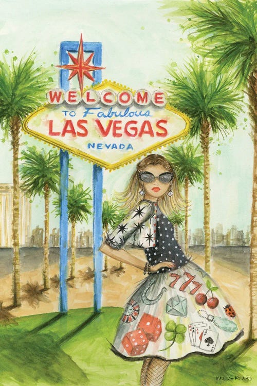 Lucky Lucinda by Bella Pilar wall art