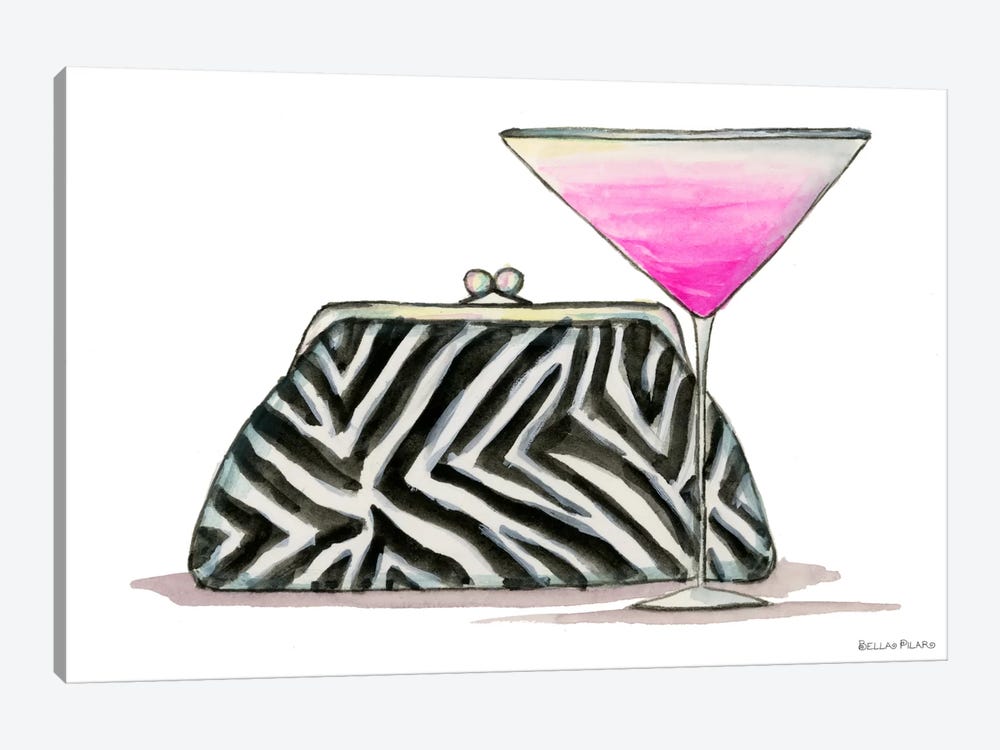 Best dress Zebra Couture Cocktail by Bella Pilar 1-piece Canvas Print
