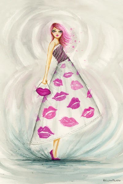 Fashion Illustrations: Must Match Lipstick To Bag by Bella Pilar