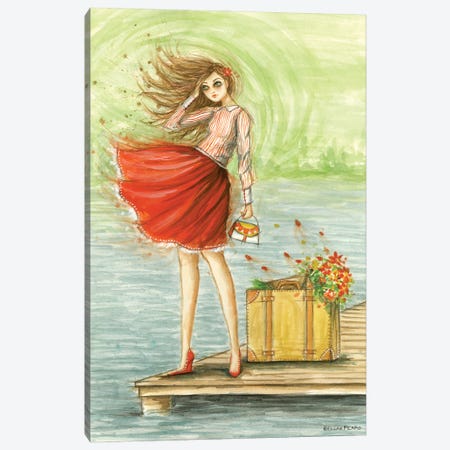 Waiting In The Wind Canvas Print #BPR335} by Bella Pilar Canvas Art Print