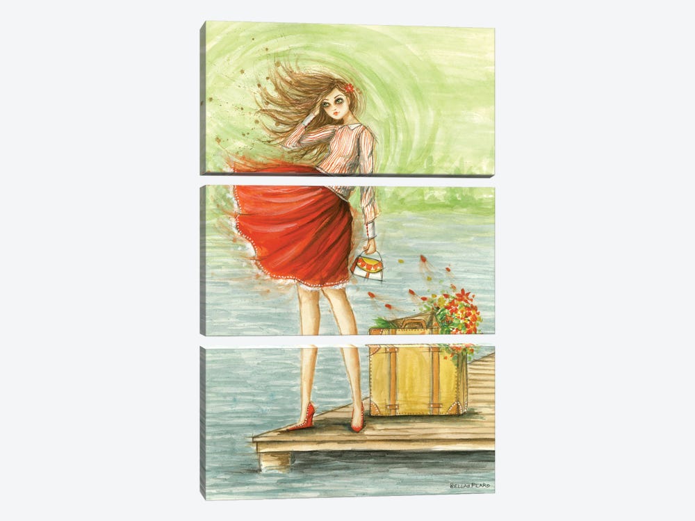 Waiting In The Wind by Bella Pilar 3-piece Art Print