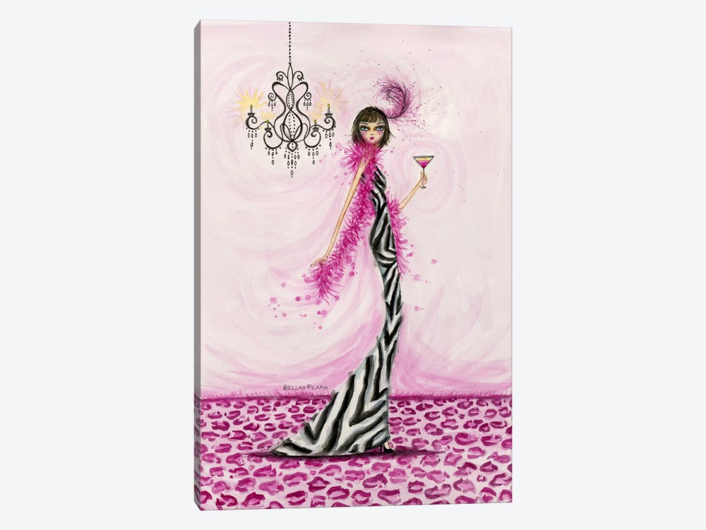 Best dress Zebra Couture by Bella Pilar 1-piece Canvas Art
