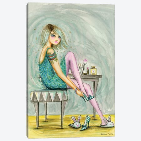 Heels, The Final Touch Canvas Print #BPR346} by Bella Pilar Canvas Artwork