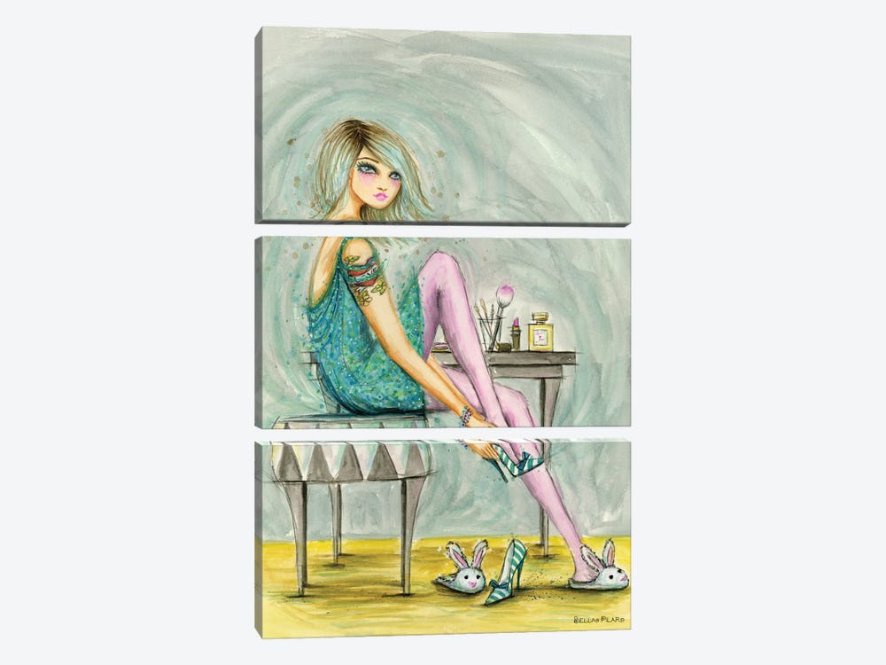 Heels, The Final Touch by Bella Pilar 3-piece Canvas Art Print