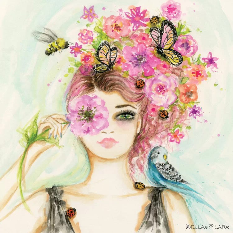 Spring Goddess by Bella Pilar wall art