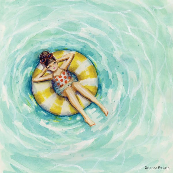 Women's Swimsuits: Pool Floatin' by Bella Pilar