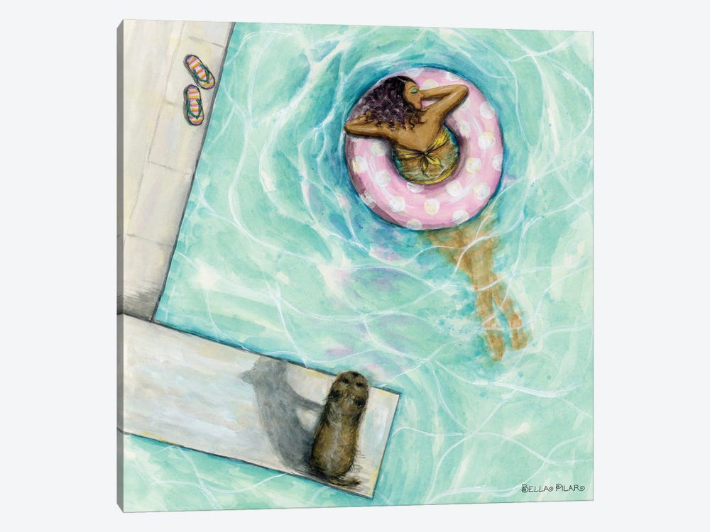 Pool Dreamin' by Bella Pilar 1-piece Canvas Artwork