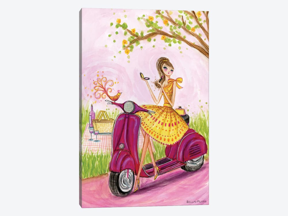 French Country Picnic by Bella Pilar 1-piece Canvas Wall Art