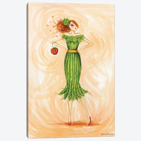 Asparagus Chic Canvas Print #BPR377} by Bella Pilar Canvas Print
