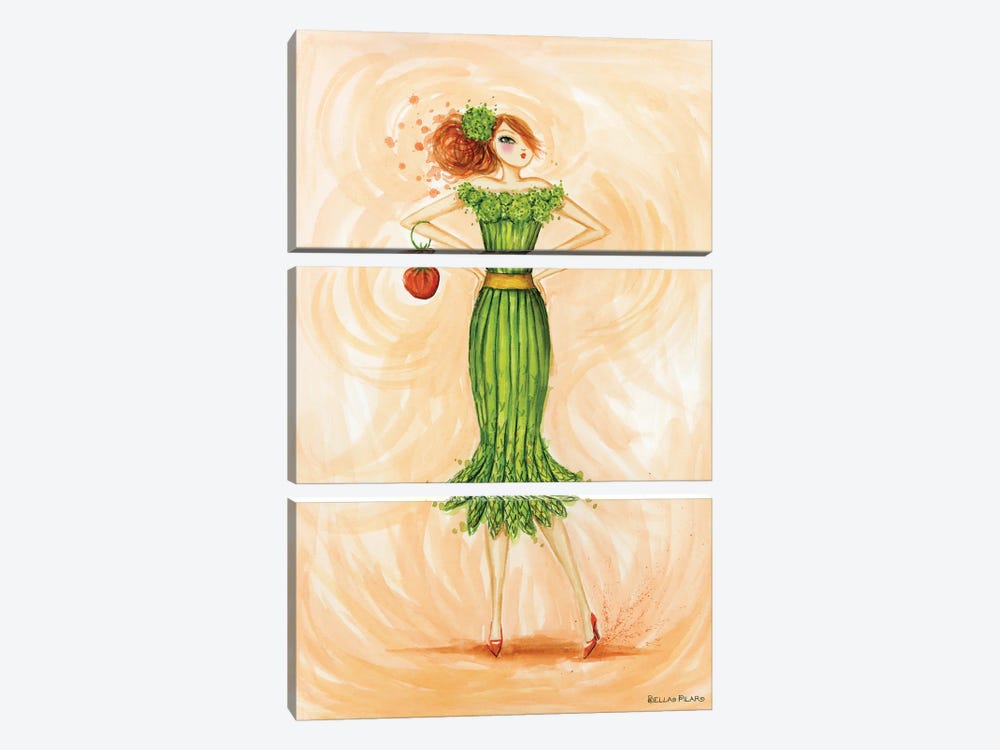 Asparagus Chic by Bella Pilar 3-piece Art Print