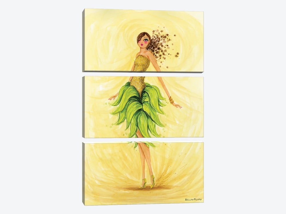 Corn Chic by Bella Pilar 3-piece Canvas Art Print