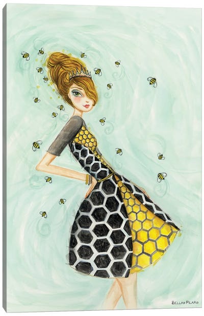 Queen Bee Canvas Art Print - Bella Pilar