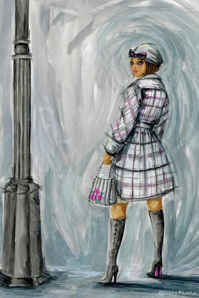 Adrianna Under The Lamp Post by Bella Pilar framed wall art